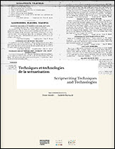 Couverture du livre : Scriptwriting Techniques and Technologies
