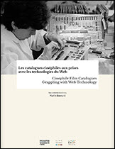 Book cover: Cinephile Film Catalogues Grappling with Web Technology