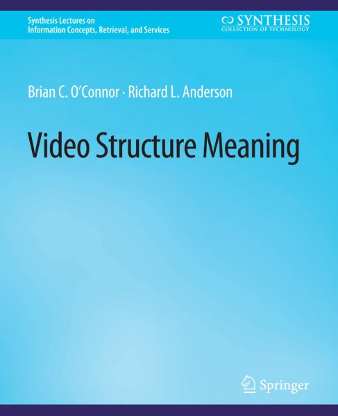 Couverture du livre : Video Structure Meaning
