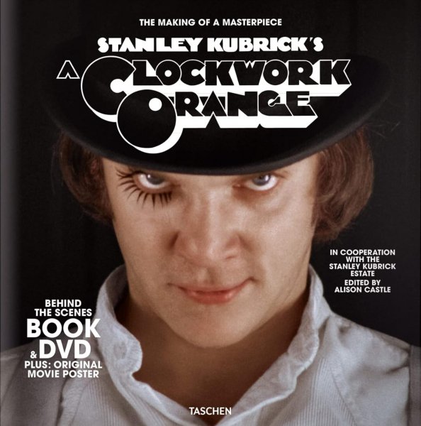 Book cover: Stanley Kubrick's A Clockwork Orange