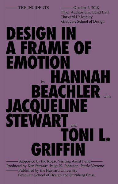 Book cover: Design in a Frame of Emotion