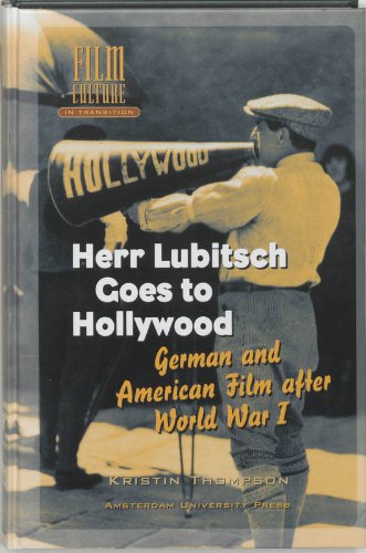 Book cover: Herr Lubitsch Goes to Hollywood - German and American Film after World War I