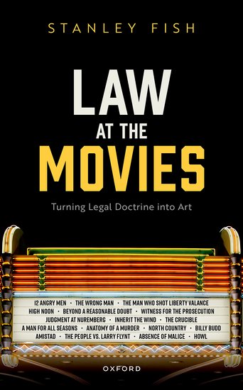 Book cover: Law at the Movies - Turning Legal Doctrine into Art