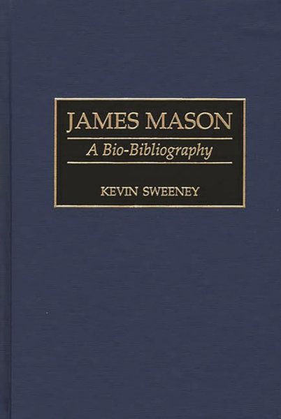 Book cover: James Mason - A Bio-Bibliography