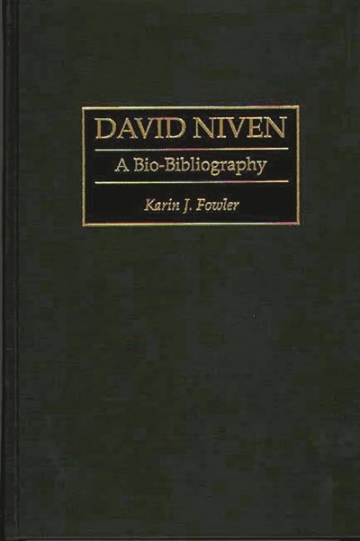 Book cover: David Niven - A Bio-Bibliography