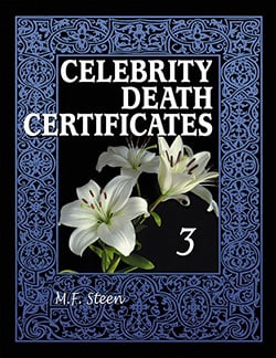 Couverture du livre : Celebrity Death Certificates 3