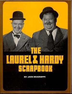 Book cover: The Laurel and Hardy scrapbook