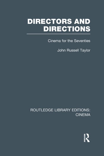 Couverture du livre : Directors and Directions - Cinema for the Seventies