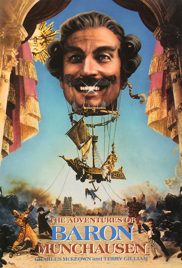 Book cover: The Adventures of Baron Munchausen - The Illustrated Screenplay