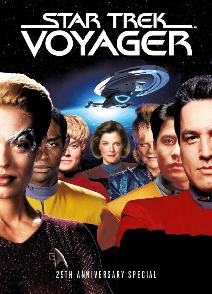 Book cover: Star Trek Voyager - 25th Anniversary Special Book