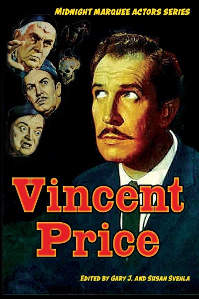 Book cover: Vincent Price - Midnight Marquee Actor's series