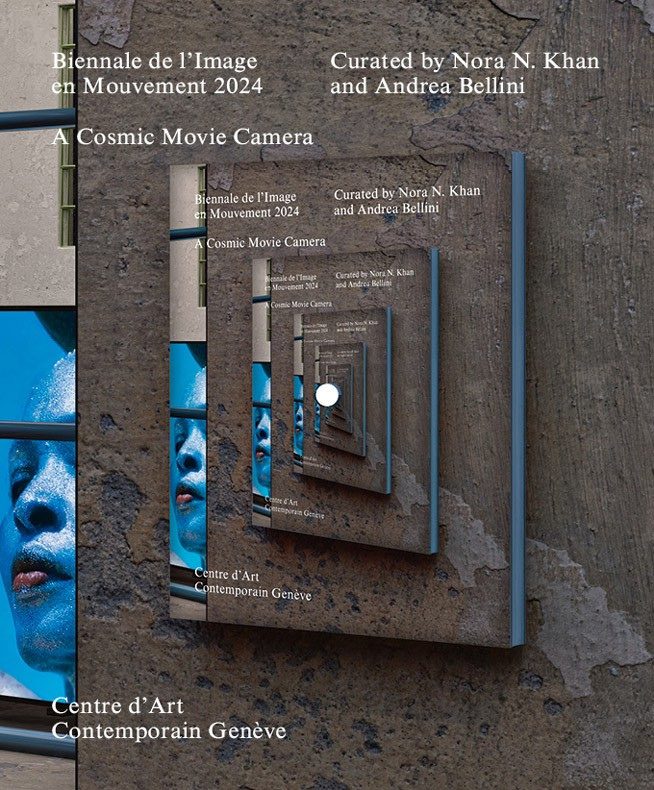 Book cover: Biennale de l'image en mouvement 2024 / A Cosmic Movie Camera