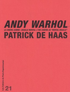Couverture du livre Andy Warhol - de Patrick de Haas