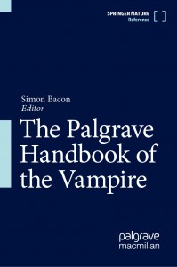 Cover of the book The Palgrave Handbook of the Vampire - Edited by Simon Bacon