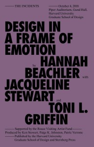 Cover of the book Design in a Frame of Emotion - by Hannah Beachler