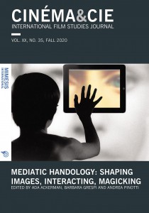 Couverture du livre Mediatic Handology - Sous la direction de Ada Ackerman, Barbara Grespi et Andrea Pinotti