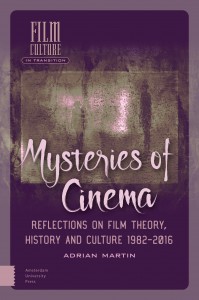 Couverture du livre Mysteries of Cinema - de Adrian Martin