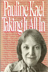 Couverture du livre Taking It All in - de Pauline Kael