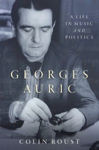 Couverture du livre Georges Auric - de Colin Roust