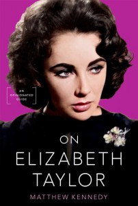Couverture du livre On Elizabeth Taylor - de Matthew Kennedy