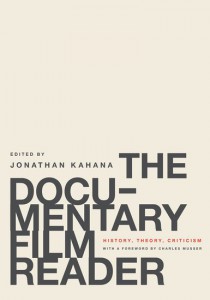Cover of the book The Documentary Film Reader - Edited by Jonathan Kahana