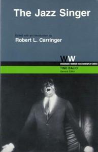 Couverture du livre The Jazz Singer - Sous la direction de Robert L. Carringer