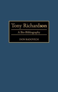 Cover of the book Tony Richardson - by Don&nbsp;Radovich