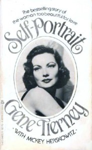 Couverture du livre Self-Portrait - de Gene Tierney et Mickey Herskowitz