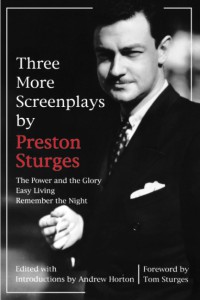 Couverture du livre Three More Screenplays by Preston Sturges - de Preston Sturges et Andrew Horton