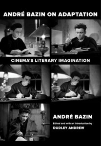 Couverture du livre Andre Bazin on Adaptation - de André Bazin