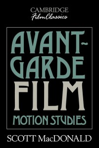 Couverture du livre Avant-garde film - de Scott MacDonald