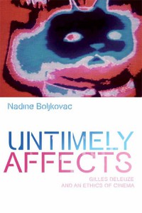 Couverture du livre Untimely Affects - de Nadine Boljkovac