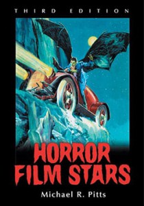 Couverture du livre Horror Film Stars - de Michael R. Pitts