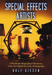 Couverture du livre Special Effects Artists - de Rolf Giesen