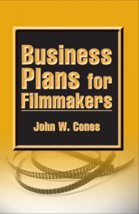 Couverture du livre Business Plans for Filmmakers - de John W. Cones
