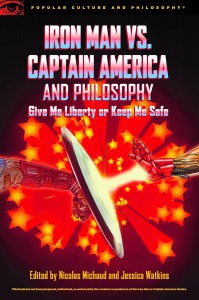 Cover of the book Iron Man vs. Captain America and Philosophy - Edited by Nicolas Michaud and Jessica Watkins