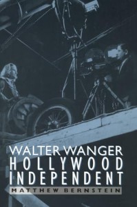 Couverture du livre Walter Wanger - de Matthew Bernstein
