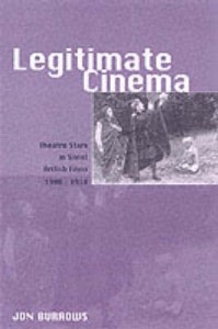 Couverture du livre Legitimate Cinema - de Jon Burrows