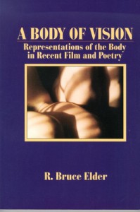 Couverture du livre A Body of Vision - de R. Bruce Elder