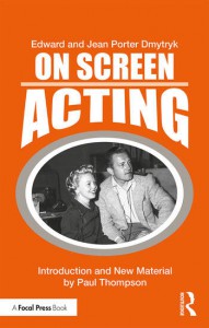 Couverture du livre On Screen Acting - de Edward Dmytryk et Jean Porter Dmytryk
