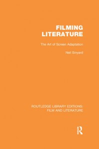 Couverture du livre Filming Literature - de Neil Sinyard