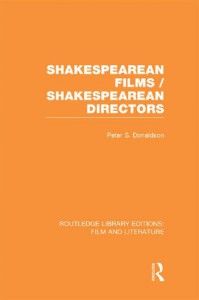 Couverture du livre Shakespearean Films/Shakespearean Directors - de Peter S. Donaldson