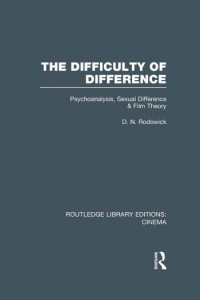 Couverture du livre The Difficulty of Difference - de D. N. Rodowick