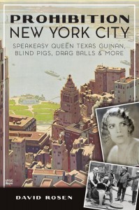 Couverture du livre Prohibition New York City - de David Rosen