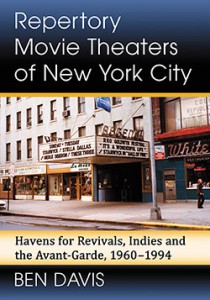 Couverture du livre Repertory Movie Theaters of New York City - de Ben Davis
