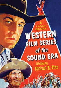 Couverture du livre Western Film Series of the Sound Era - de Michael R. Pitts