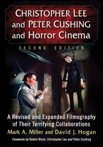 Couverture du livre Christopher Lee and Peter Cushing and Horror Cinema - de Mark A. Miller et David J. Hogan