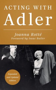 Couverture du livre Acting with Adler - de Joanna Rotté