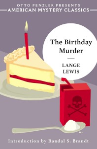 Couverture du livre The Birthday Murder - de Lange Lewis