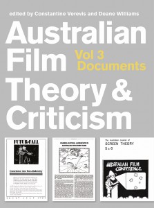 Couverture du livre Australian Film Theory and Criticism - Sous la direction de Deane Williams et Constantine Verevis
